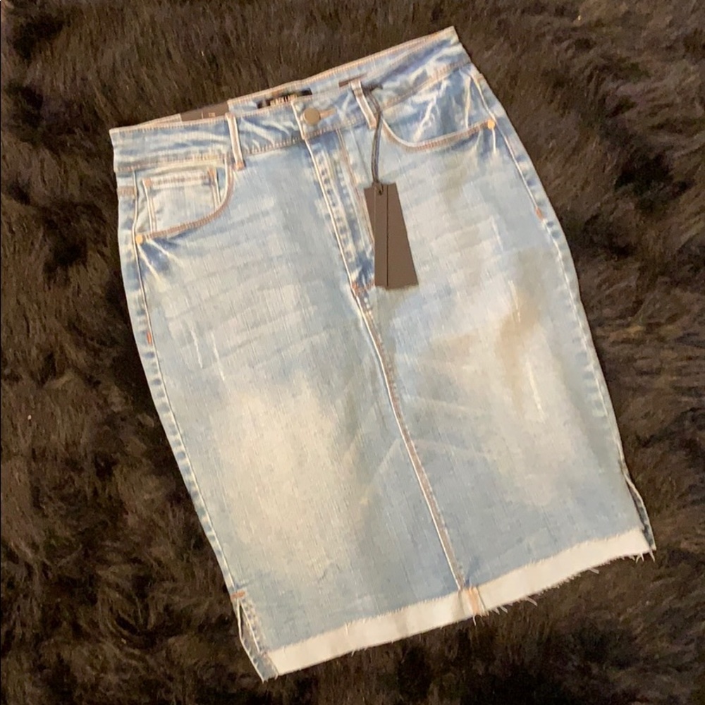 Designer Jean Denim Skirt